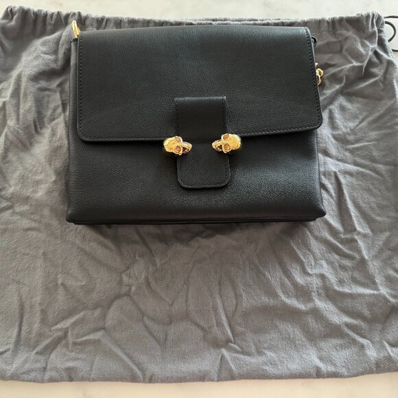 Black Leather Alexander McQueen Bag - Picture 1 of 6